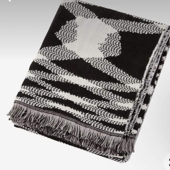 New Missoni Home Sigmund Throw Black White Designer Luxury Blanket MSRP $850 - Picture 2 of 7